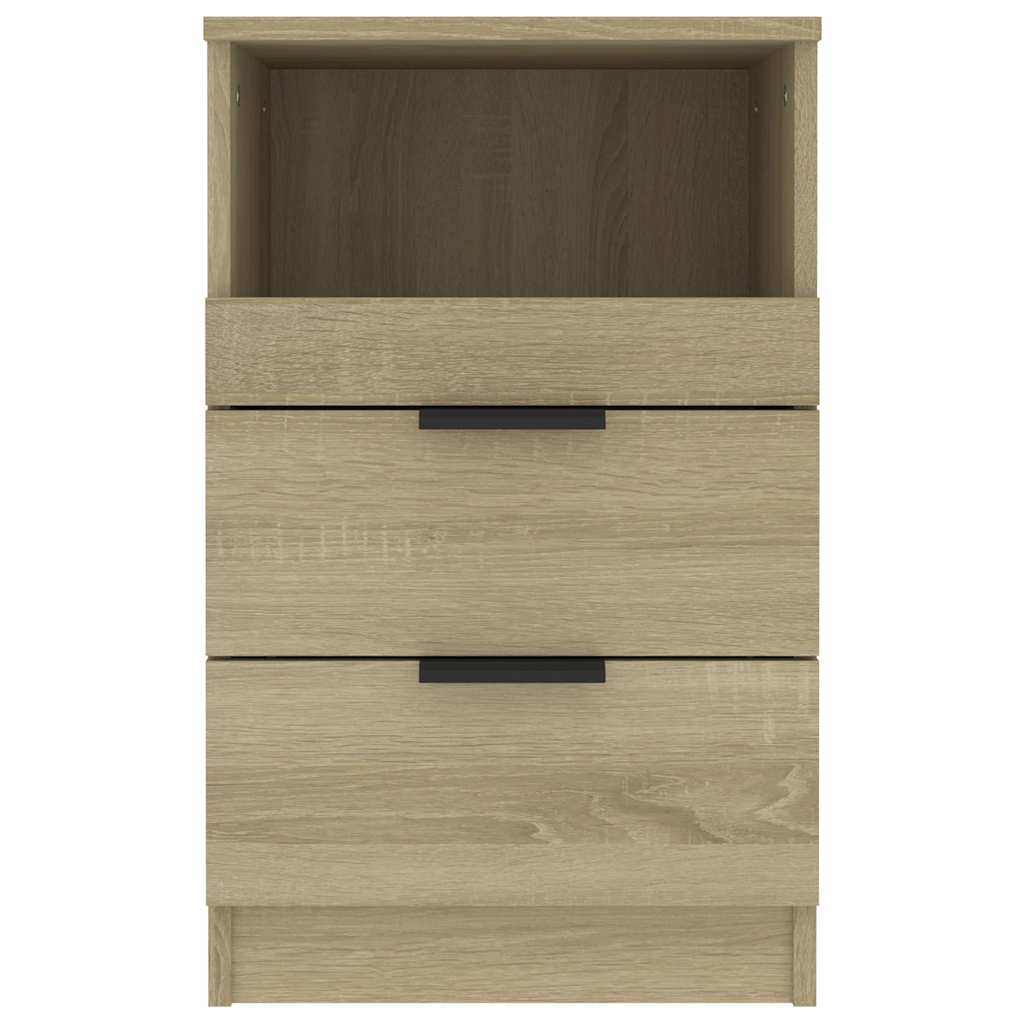 vidaXL Bedside Cabinets 2 pcs Sonoma Oak Engineered Wood