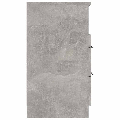vidaXL Bedside Cabinets 2 pcs Concrete Grey Engineered Wood