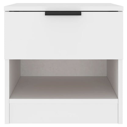 vidaXL Bedside Cabinets 2 pcs White Engineered Wood