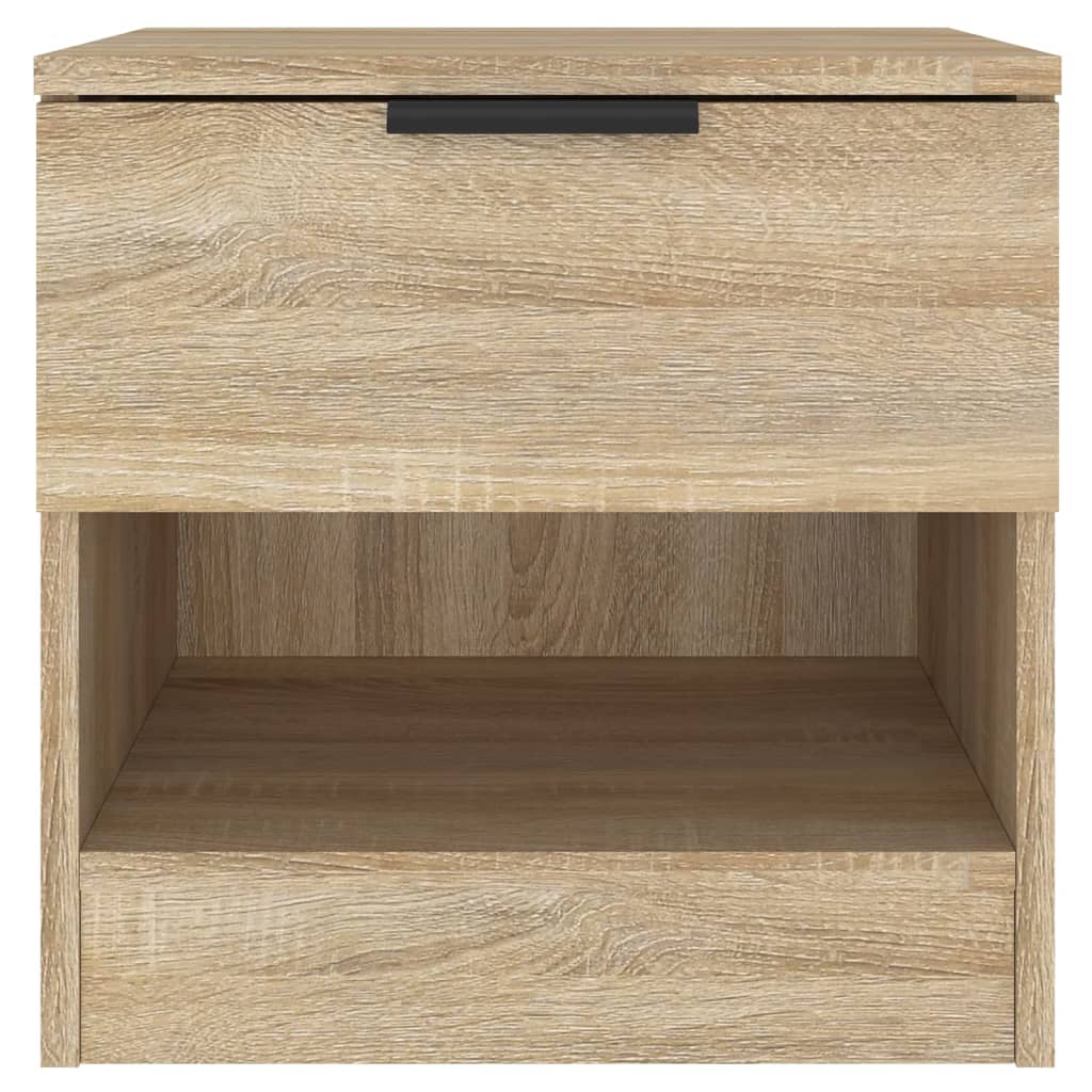 vidaXL Bedside Cabinets 2 pcs Sonoma Oak Engineered Wood