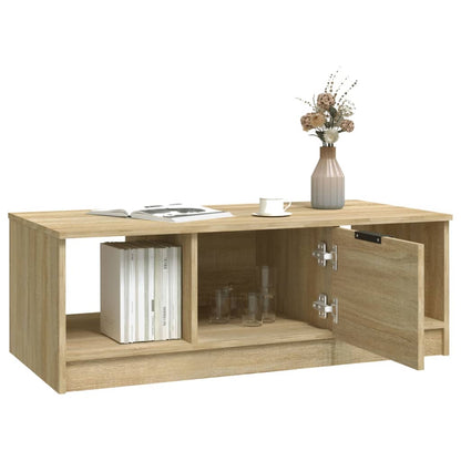 vidaXL Coffee Table Sonoma Oak 102x50x36 cm Engineered Wood
