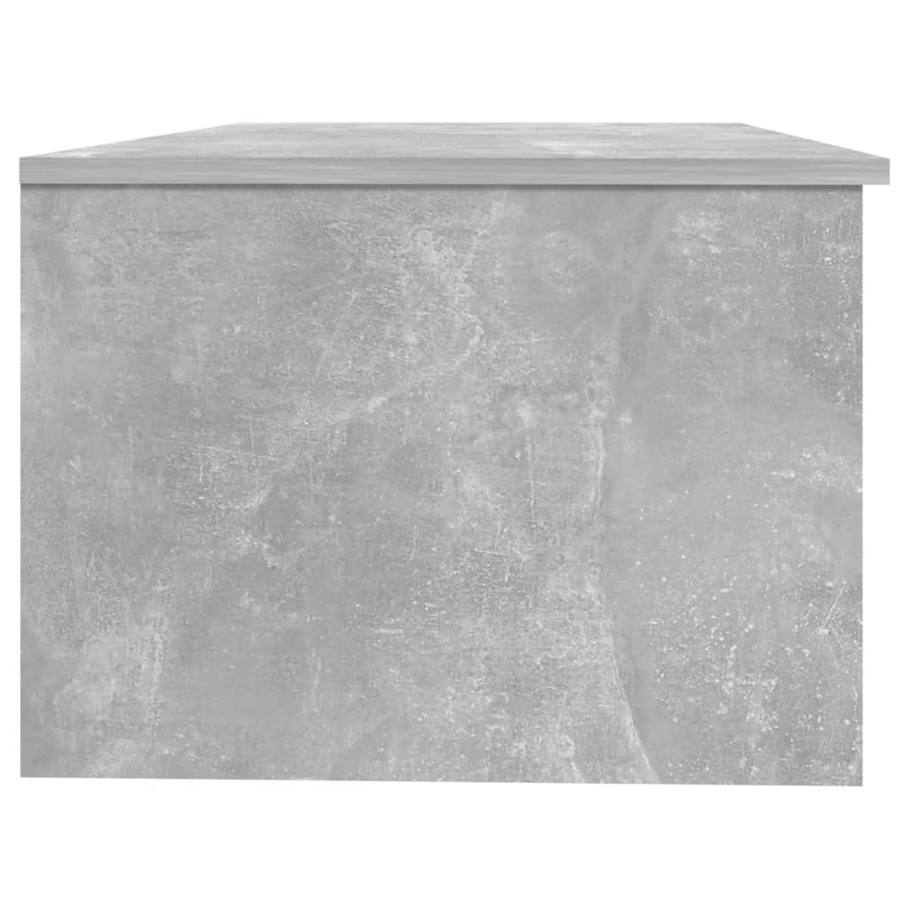 vidaXL Coffee Table Concrete Grey 102x50x36 cm Engineered Wood