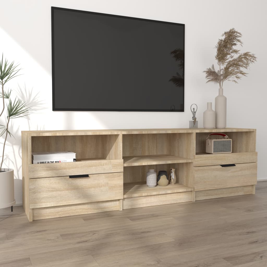 vidaXL TV Cabinet | Sonoma oak | Engineered wood | Medium | TV Cabinet