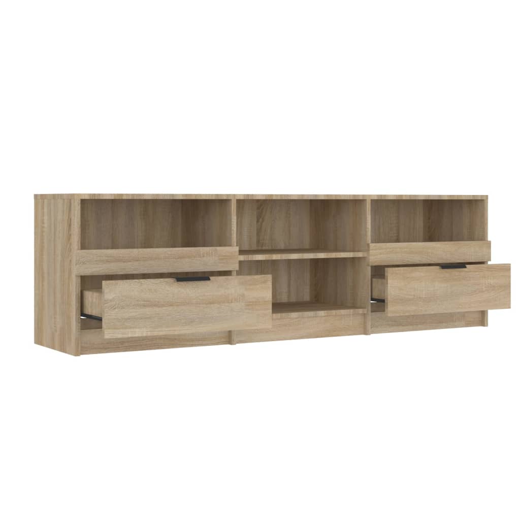 vidaXL TV Cabinet | Sonoma oak | Engineered wood | Medium | TV Cabinet