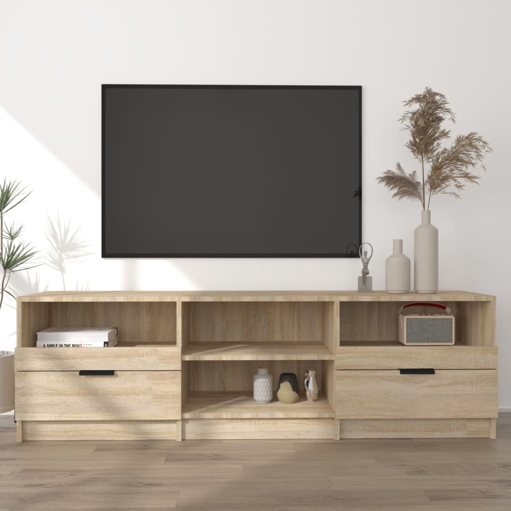 vidaXL TV Cabinet | Sonoma oak | Engineered wood | Medium | TV Cabinet
