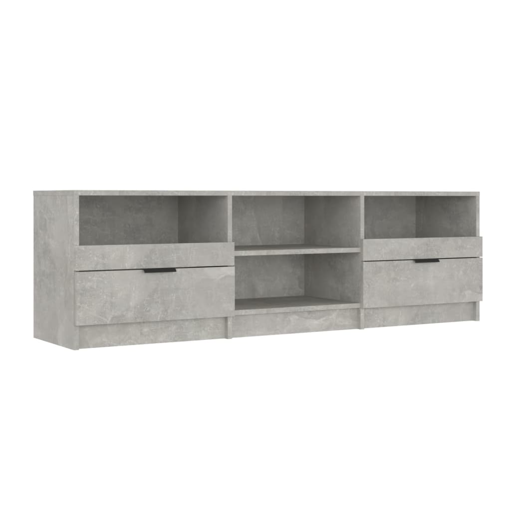 vidaXL TV Cabinet | Concrete Grey | Engineered Wood | Medium | TV Stand