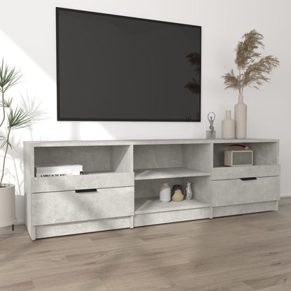 vidaXL TV Cabinet | Concrete Grey | Engineered Wood | Medium | TV Stand