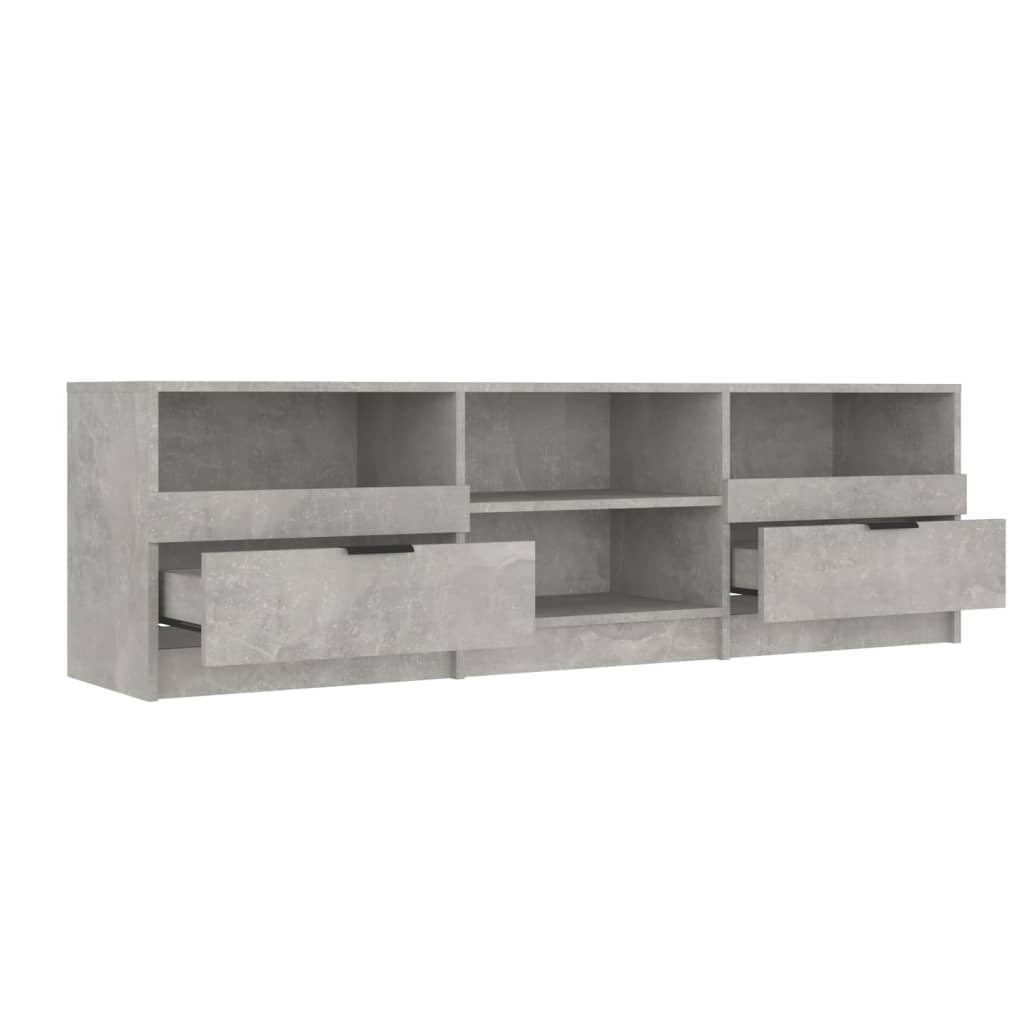 vidaXL TV Cabinet | Concrete Grey | Engineered Wood | Medium | TV Stand