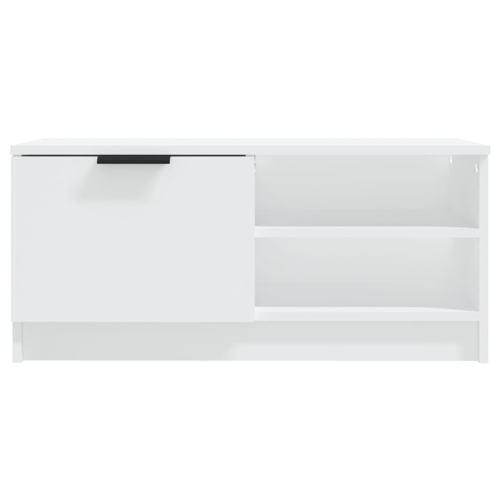 vidaXL TV Cabinet White 80x35x36,5 cm Engineered Wood