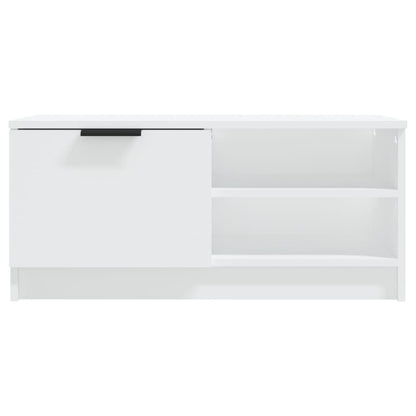 vidaXL TV Cabinet White 80x35x36,5 cm Engineered Wood