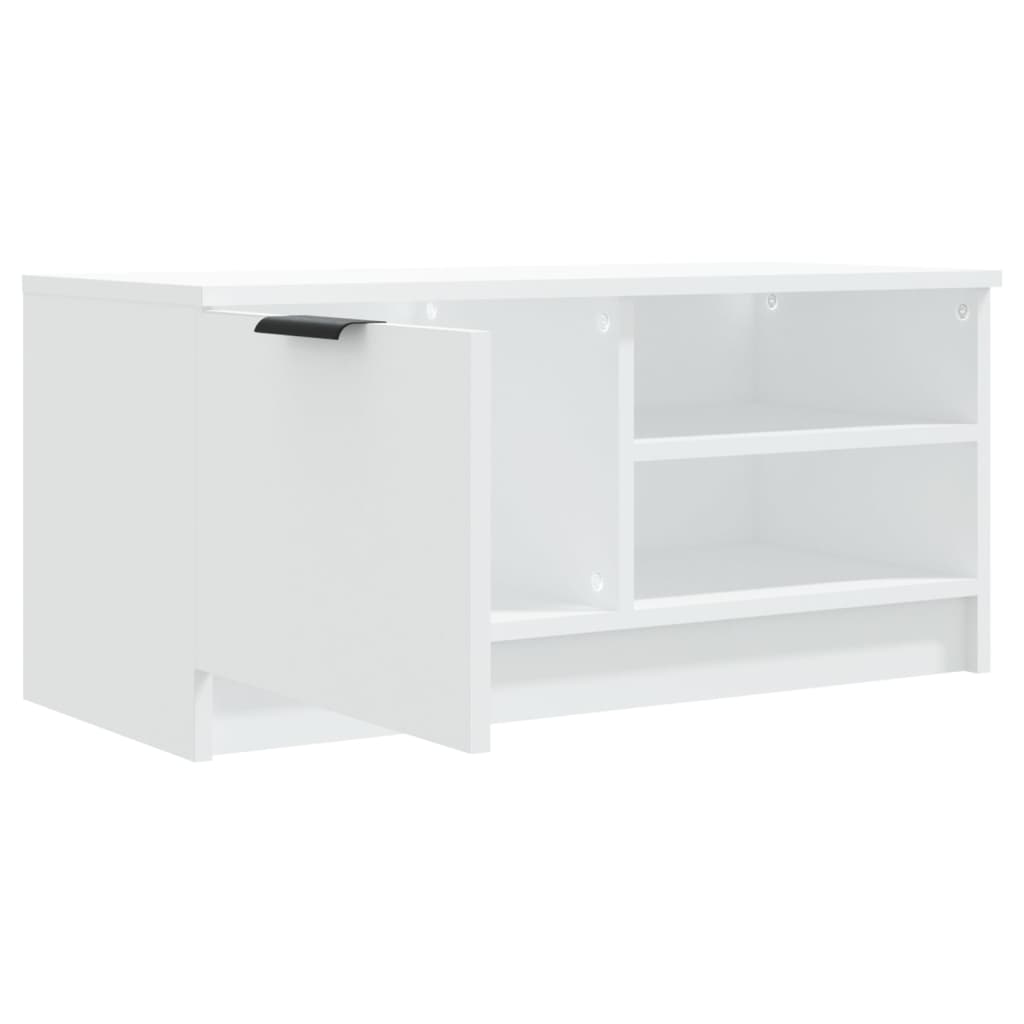 vidaXL TV Cabinet White 80x35x36,5 cm Engineered Wood