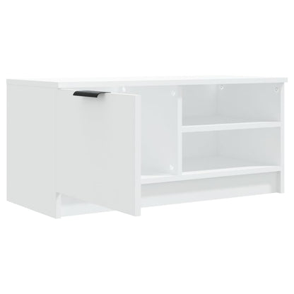 vidaXL TV Cabinet White 80x35x36,5 cm Engineered Wood