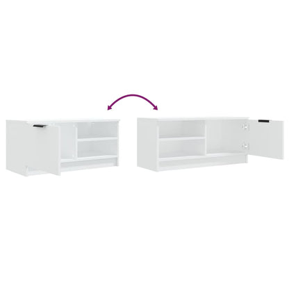 vidaXL TV Cabinet White 80x35x36,5 cm Engineered Wood