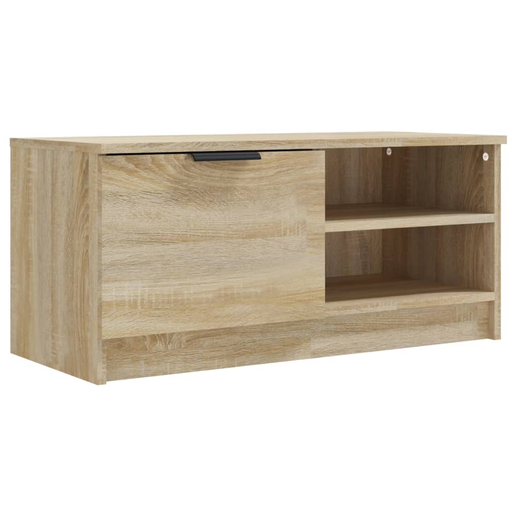vidaXL TV Cabinet Sonoma Oak 80x35x36,5 cm Engineered Wood