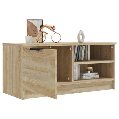 vidaXL TV Cabinet Sonoma Oak 80x35x36,5 cm Engineered Wood