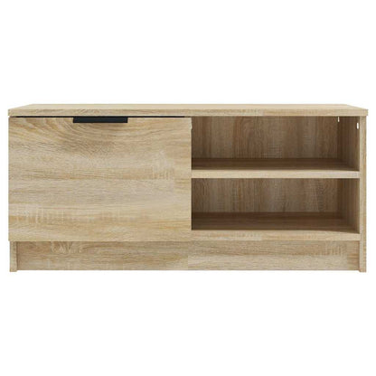 vidaXL TV Cabinet Sonoma Oak 80x35x36,5 cm Engineered Wood