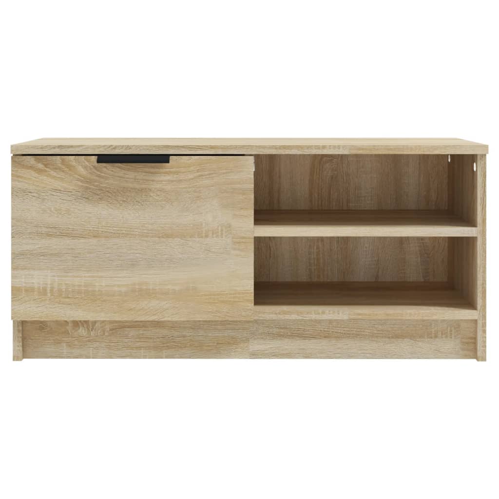 vidaXL TV Cabinet Sonoma Oak 80x35x36,5 cm Engineered Wood