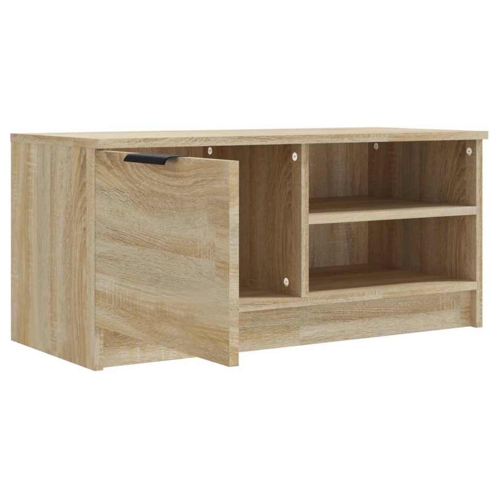 vidaXL TV Cabinet Sonoma Oak 80x35x36,5 cm Engineered Wood