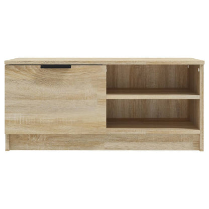 vidaXL 2 Piece TV Cabinet Set Sonoma Oak 80x35x36,5 cm Engineered Wood