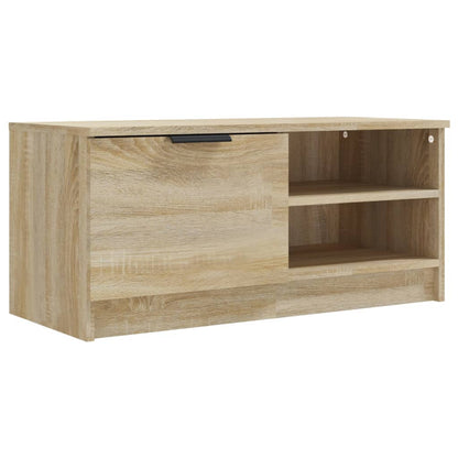 vidaXL 2 Piece TV Cabinet Set Sonoma Oak 80x35x36,5 cm Engineered Wood