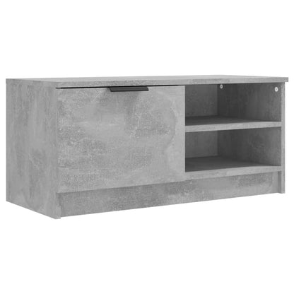 vidaXL TV Cabinet Concrete Grey 80x35x36,5 cm Engineered Wood