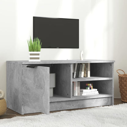 vidaXL TV Cabinet Concrete Grey 80x35x36,5 cm Engineered Wood