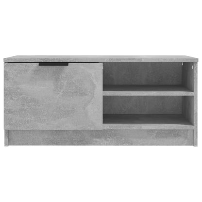 vidaXL TV Cabinet Concrete Grey 80x35x36,5 cm Engineered Wood