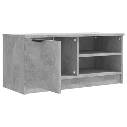 vidaXL TV Cabinet Concrete Grey 80x35x36,5 cm Engineered Wood