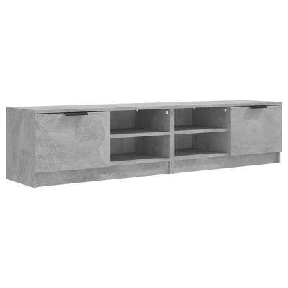 vidaXL TV Cabinets 2 pcs Concrete Grey 80x35x36.5 cm Engineered Wood
