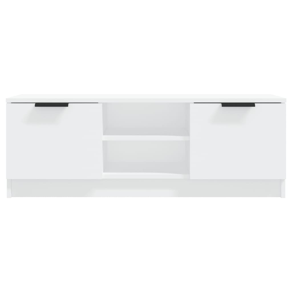 vidaXL TV Cabinet White 102x35x36.5 cm Engineered Wood