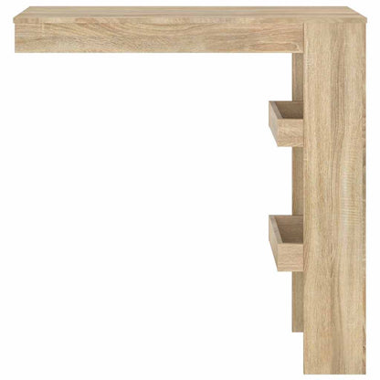 vidaXL Wall Bar Table Sonoma Oak 102x45x103,5 cm Engineered Wood