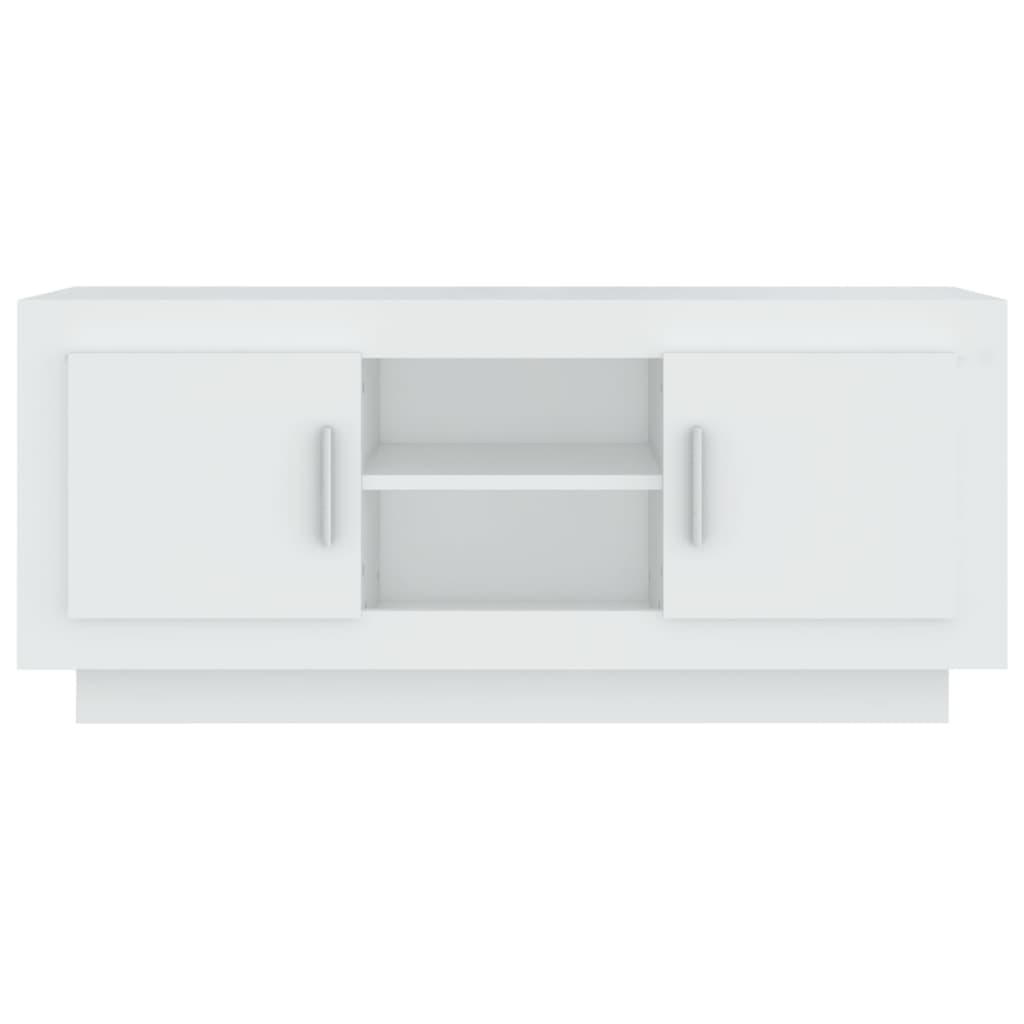 vidaXL TV Cabinet White 102x35x45 cm Engineered Wood
