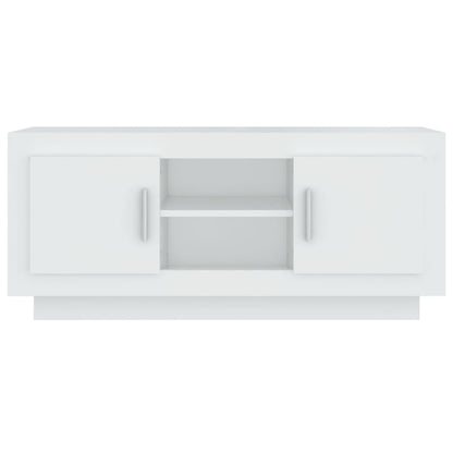 vidaXL TV Cabinet White 102x35x45 cm Engineered Wood