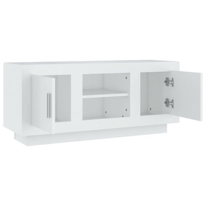 vidaXL TV Cabinet White 102x35x45 cm Engineered Wood