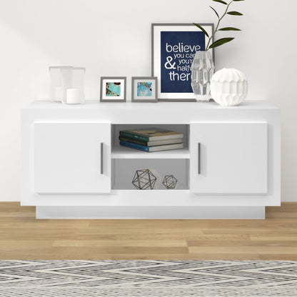 vidaXL TV Cabinet White 102x35x45 cm Engineered Wood