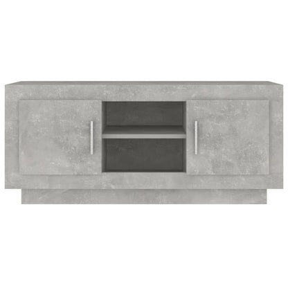 vidaXL TV Cabinet Concrete Grey 102x35x45 cm Engineered Wood