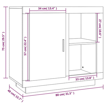 vidaXL Sideboard White