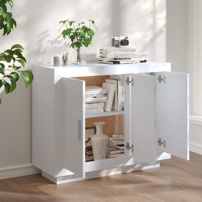vidaXL Sideboard White 92x35x75 cm Engineered Wood