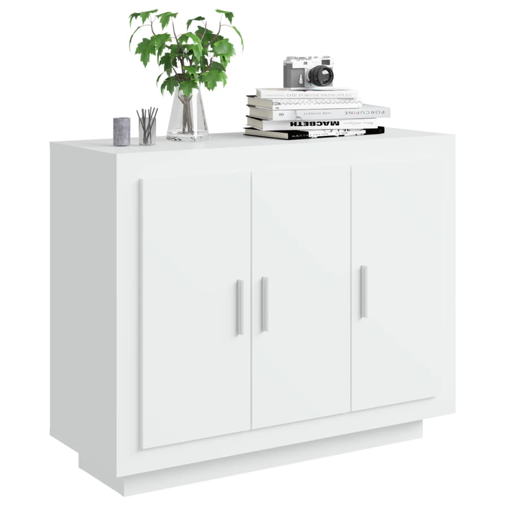 vidaXL Sideboard White 92x35x75 cm Engineered Wood