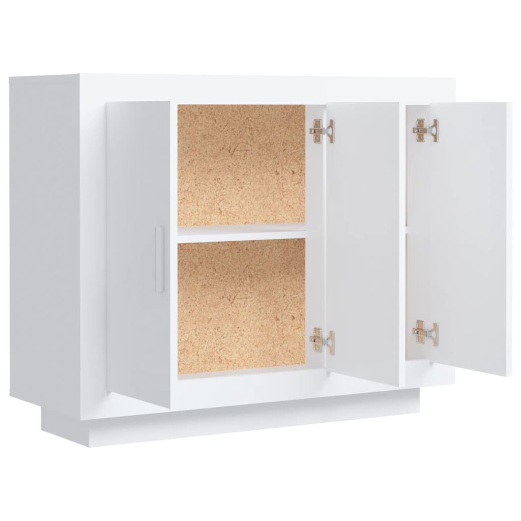 vidaXL Sideboard White 92x35x75 cm Engineered Wood