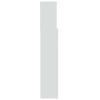 vidaXL Headboard Cabinet White 100x19x103.5 cm