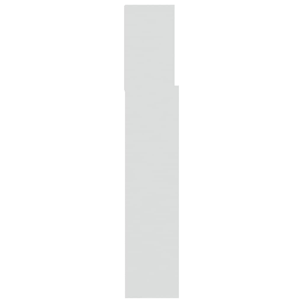 vidaXL Headboard Cabinet White 120x19x103.5 cm