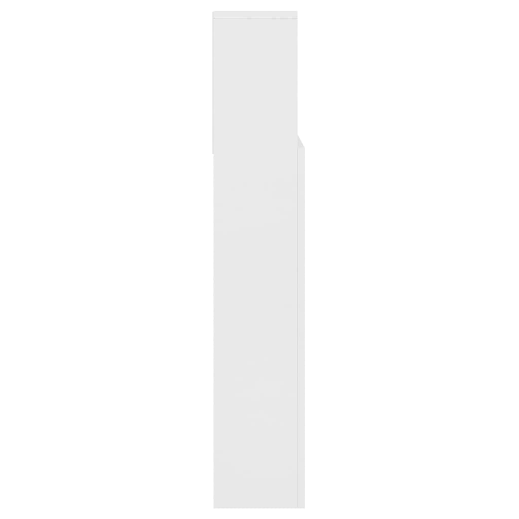vidaXL Headboard Cabinet White 140x19x103.5 cm