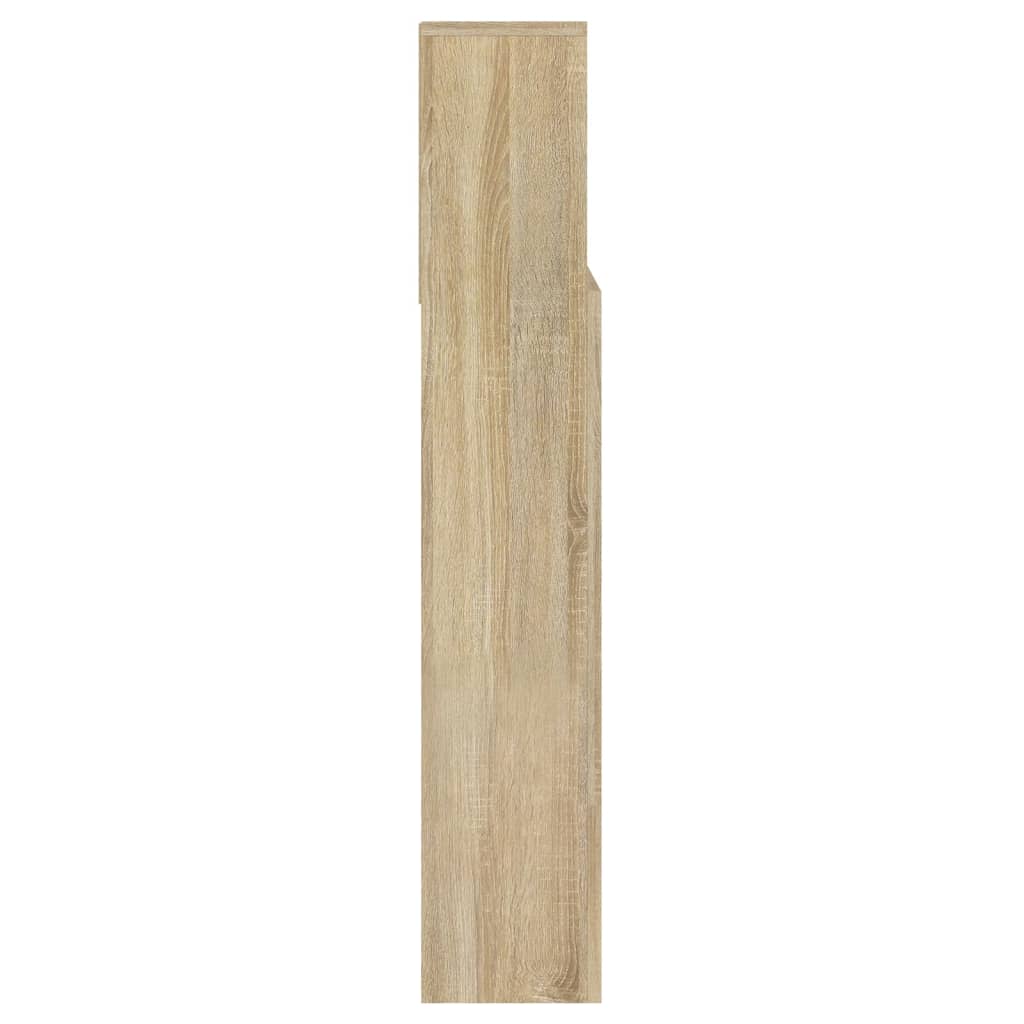 vidaXL Headboard Cabinet Sonoma Oak 140x19x103.5 cm