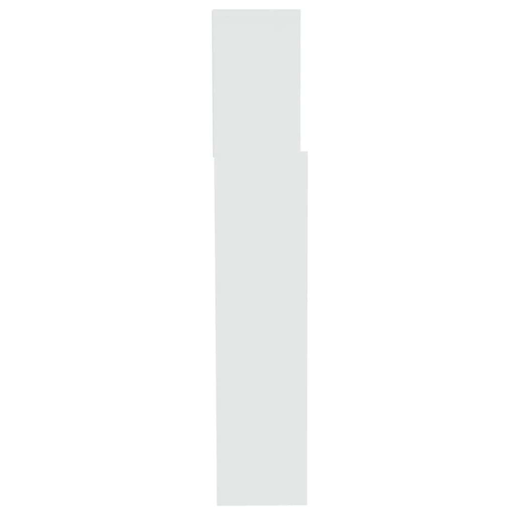 vidaXL Headboard Cabinet White 200x19x103.5 cm