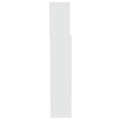 vidaXL Headboard Cabinet White 200x19x103.5 cm