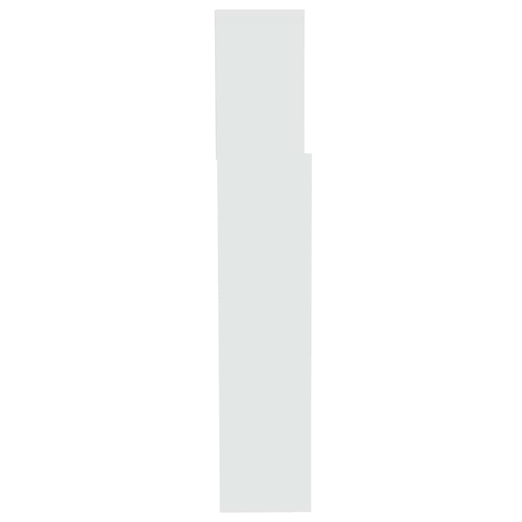811889 vidaXL Headboard Cabinet White 200x19x103,5 cm