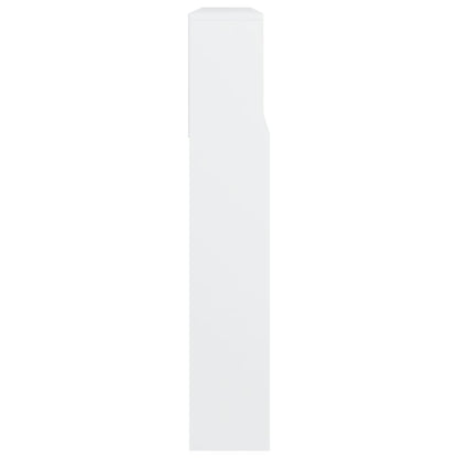 vidaXL Headboard Cabinet White 220x19x103.5 cm