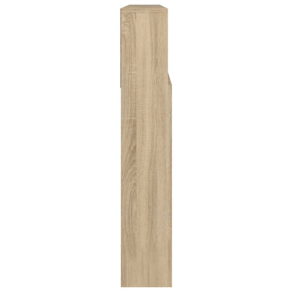 vidaXL Headboard Cabinet Sonoma Oak 220x19x103.5 cm