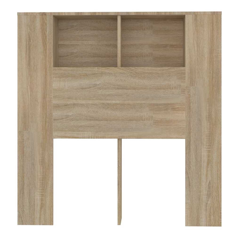 vidaXL Headboard Cabinet | Sonoma oak | Engineered wood | Medium | Bed Headboard